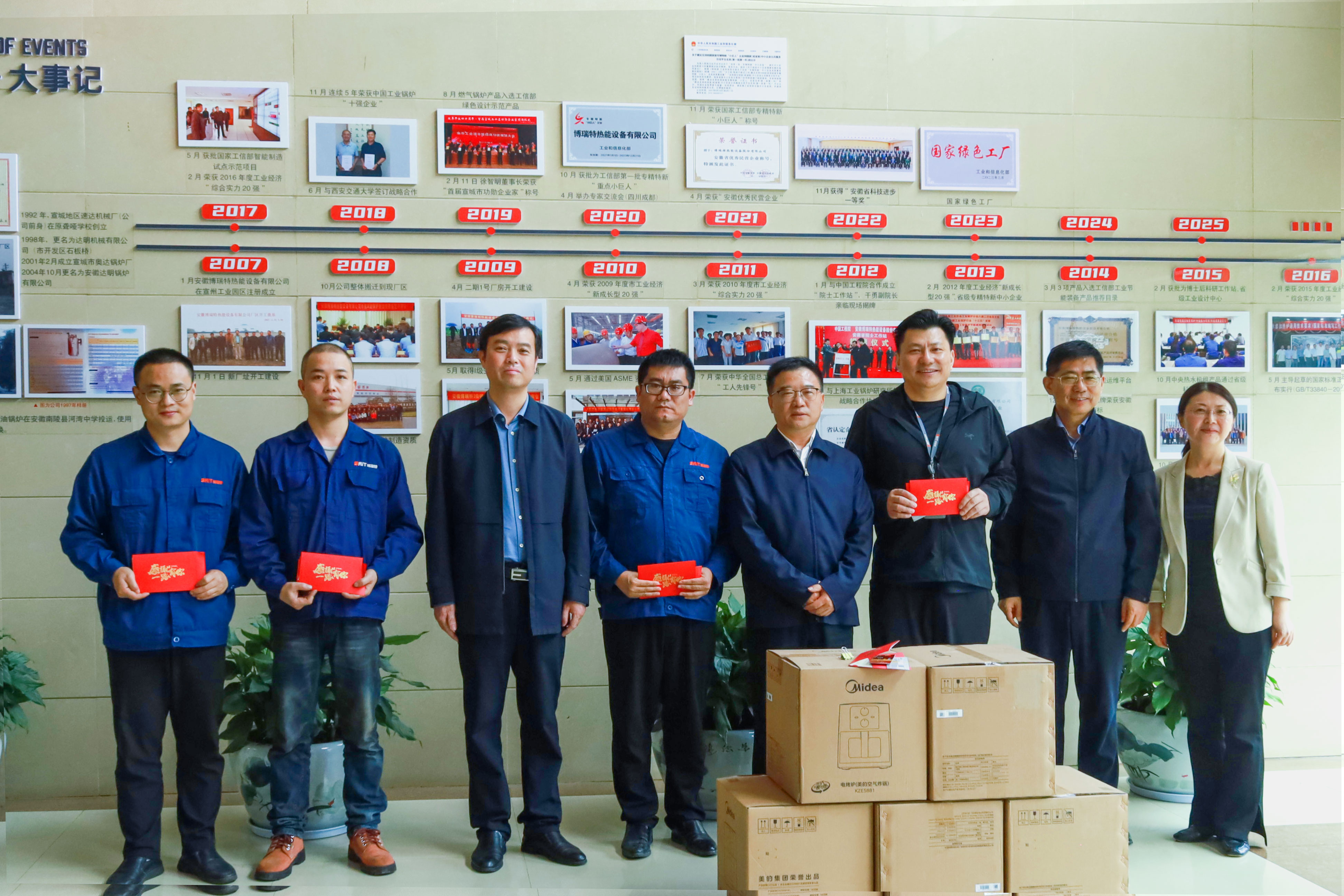 市、區(qū)總工會慰問公司勞模工匠